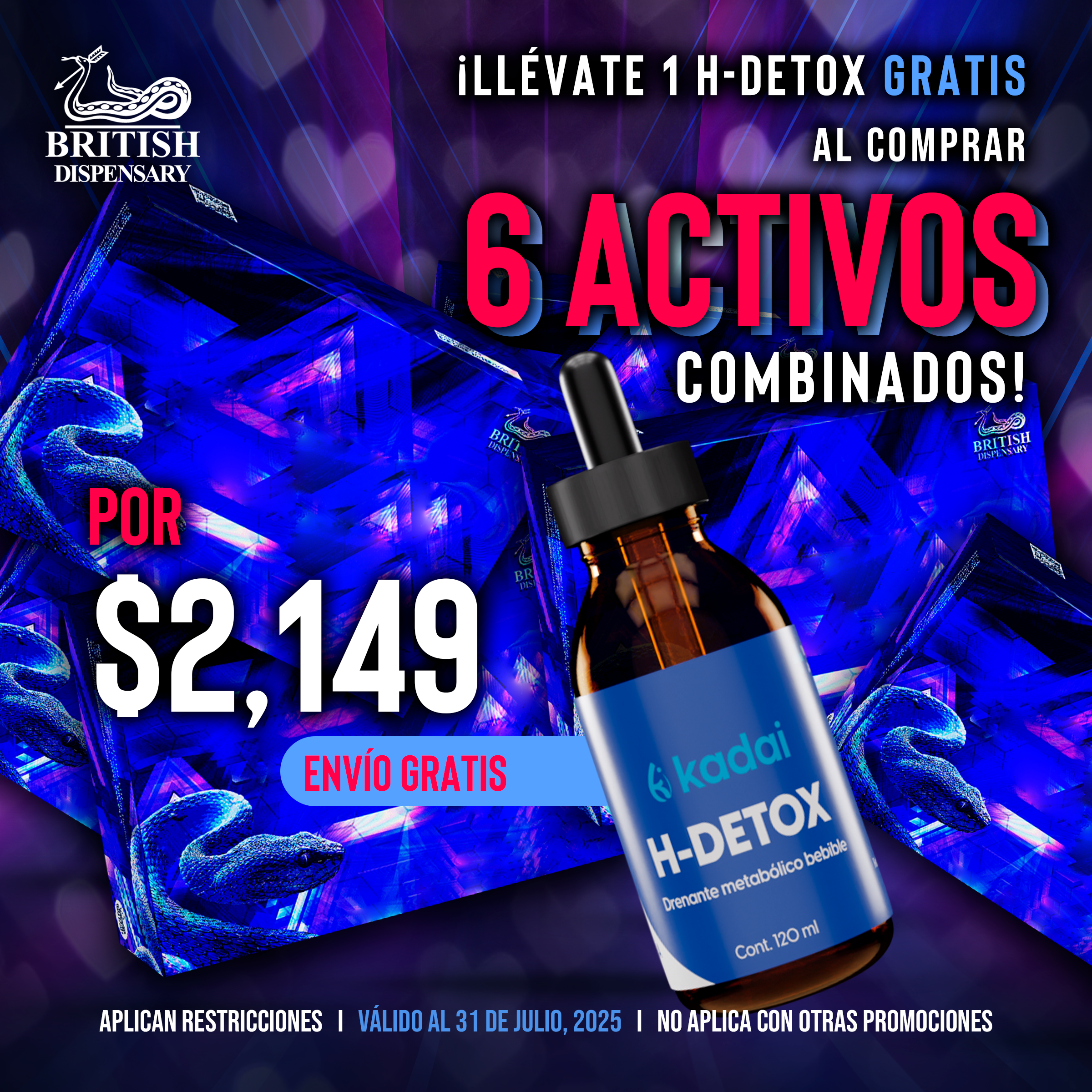 6 ACTIVOS COMBINADOS x $2,149