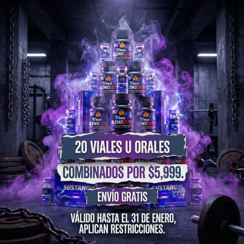 20 VIALES U ORALES X $5,999