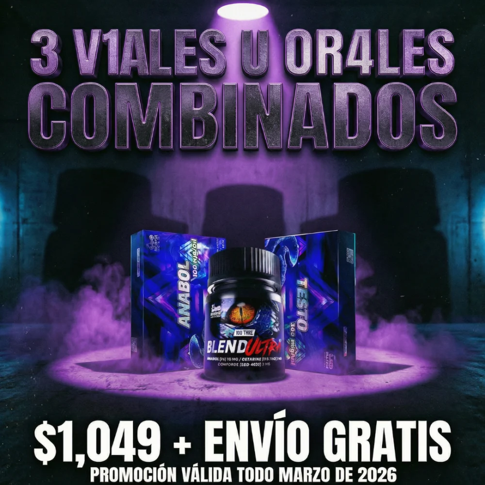 3 ACTIVOS COMBINADOS x $ 1,049